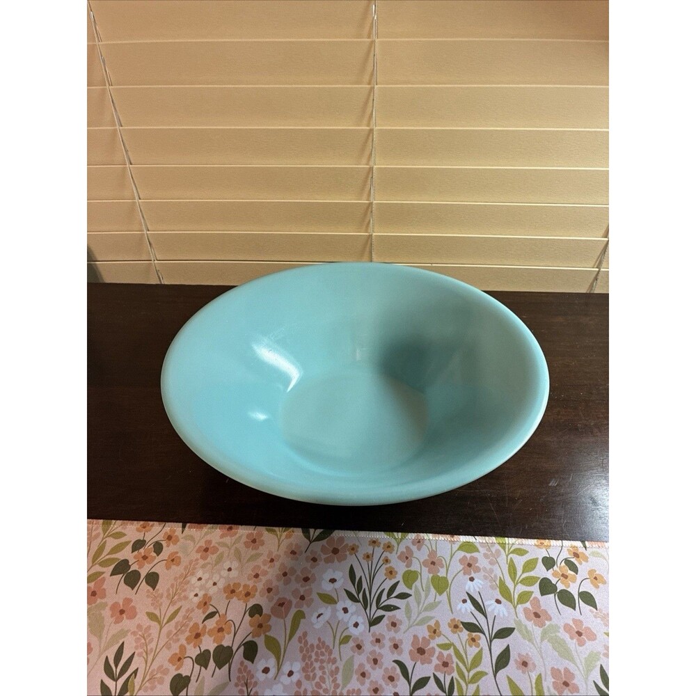 Vintage TEXAS WARE 12" Bowls Melamine Melmac Serving Bowl Tiffany blue MCM M17